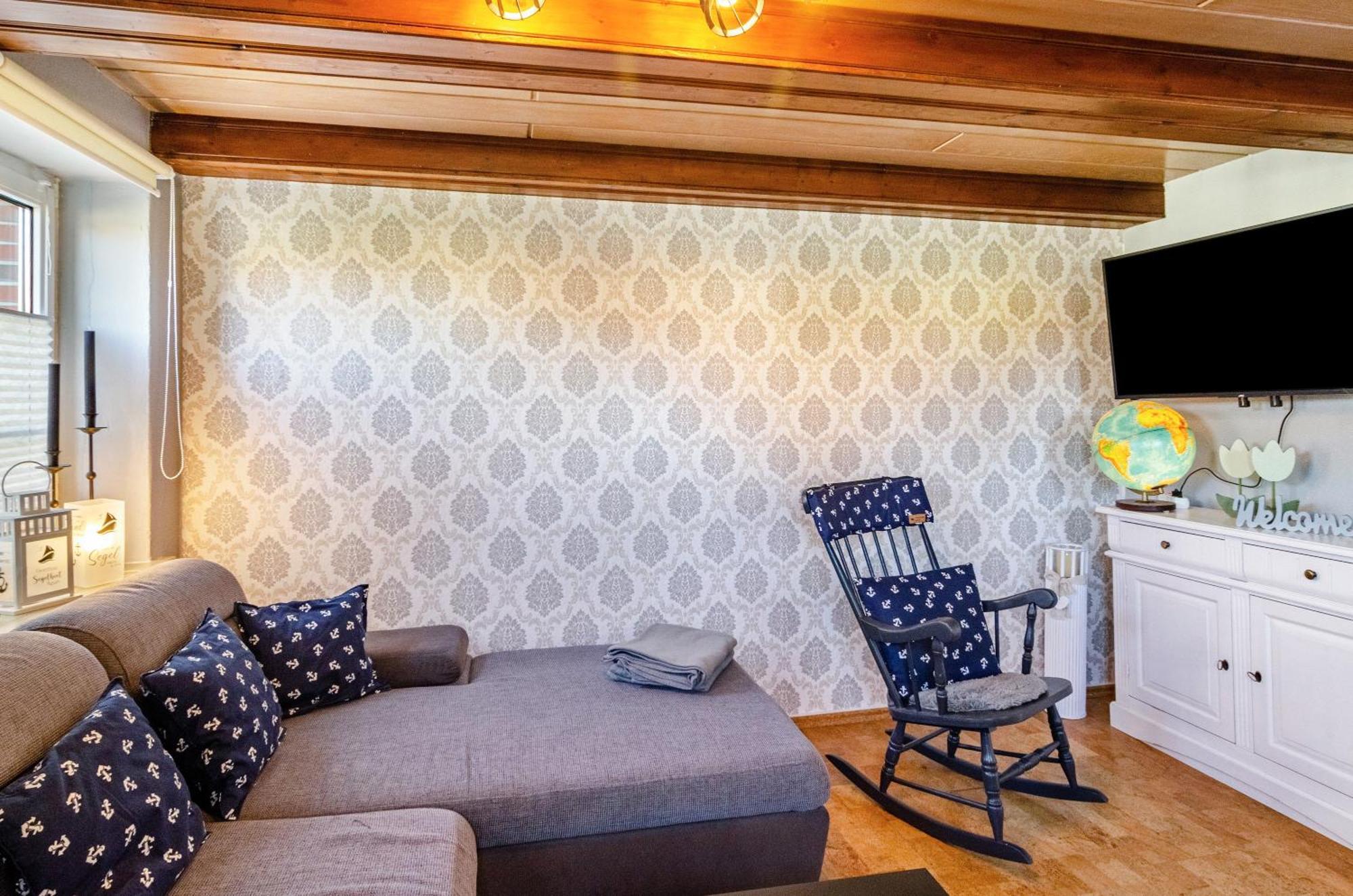 Ferienhaus Segelboot Krummhörn Esterno foto